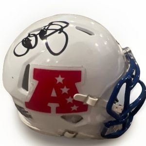 AL MICHAELS signed (Thursday Night Football) Announcer mini helmet PSA/DNA