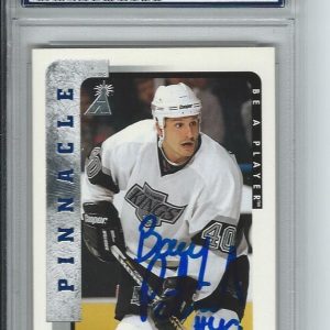 BARRY POTOMSKI SIGNED 1996 BE A PLAYER CARD #24 PSA/DNA 83687120