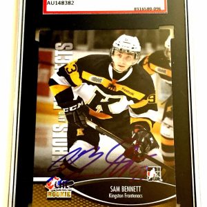 SAM BENNETT SIGNED 2012/13 HEROES AND PROSPECTS CARD #33 SGC AUTHENTICATED