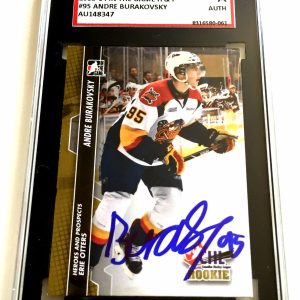 ANDRE BURAKOVSKY SIGNED 2013/14  HEROES AND PROSPECTS CARD #95 SGC AUTHENTICATED