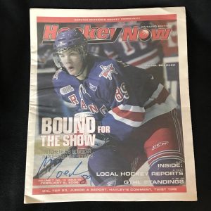 Mikkel Boedker Signed Hockey Now Magazine Ontario Edition Kitchener Rangers