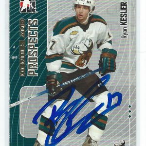 Ryan Kesler Signed 2005/06 Heroes and Prospects Card #64
