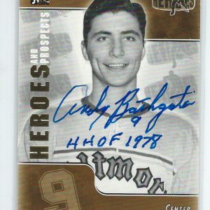 Andy Bathgate Signed 2004/05 Heroes and Prospects Card #149