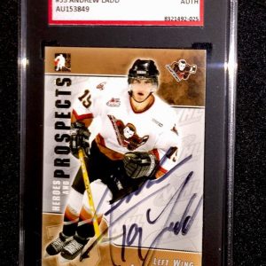 ANDREW LADD SIGNED 2004/05 HEROES AND PROSPECTS CARD #53 SGC AUTHENTICATED