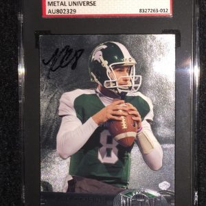 KIRK COUSINS SIGNED 2012 FLEER RETRO METAL UNIVERSE CARD #M-67 SGC AUTHENTICATED