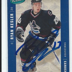 Ryan Kesler Signed 2005/06 Parkhurst Card #479