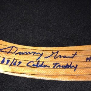 Danny Grant Signed & Inscribed 1968/69 Calder Trophy Minnesota North Stars Stick