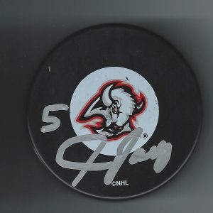 Jason Wooley Signed Buffalo Sabres Puck