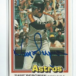 Dave Bergman Signed 1981 Donruss Card #139