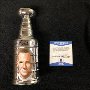 Ted Kennedy Signed Hand Painted Mini Stanley Cup Toronto Maple Leafs Beckett COA