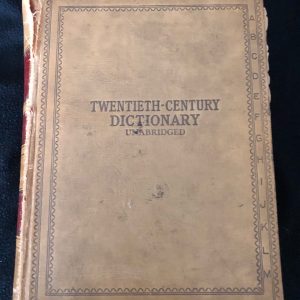 Webster's Twentieth-Century Dictionary Of The English Language 1936, 1937 Issue