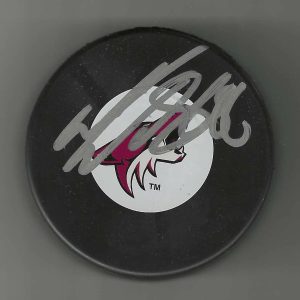 Wojtek Wolski Signed Arizona Coyotes Puck Utah Mammoth