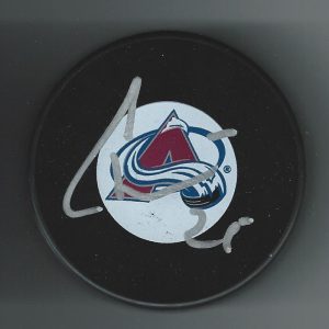 Chris Stewart Signed Colorado Avalanche Puck