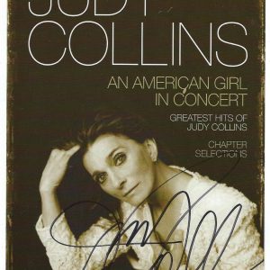 Judy Collins Signed An American Girl In Concert Pop Legends Live DVD Cover
