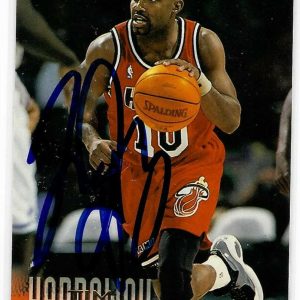 Tim Hardaway Signed 1996/97 Fleer Card #57