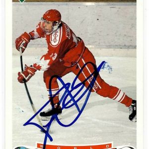 Richard Matvichuk Signed 1991/92 Upper Deck Rookie Card #48