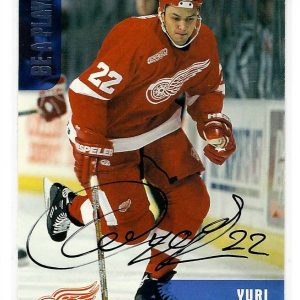Yuri Butsyev Signed 1999/00 Be A Player Memorabilia Rookie Card #317 BAP
