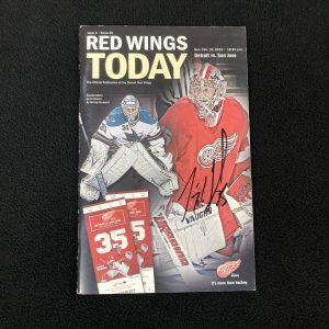 Jimmy Howard Signed Detroit Red Wings Today 2012 Game Program