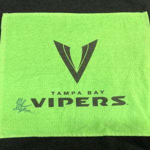 Shane McMahon Signed XFL 2020 Tampa Bay Vipers Rally Towel WWE