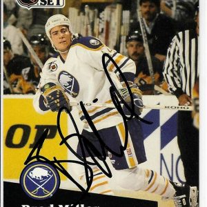 Brad Miller Signed 1991/92 Pro Set French Card #354