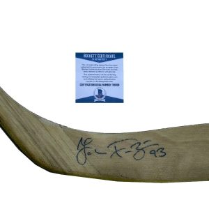 Johan Franzen Signed Detroit Red Wings Sher-Wood Junior Stick Beckett COA