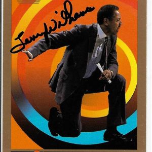 Lenny Wilkens Signed 1990/91 Skybox Card #305