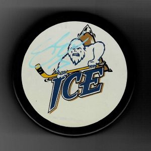 Adam Cracknell Signed Kootenay Ice Puck Rangers Oilers Ducks Stars Canucks Blues