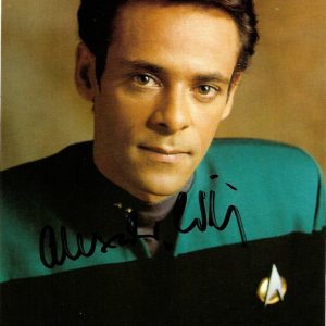 Alexander Siddig Signed Star Trek Deep Space Nine Dr. Julian Bashir Postcard