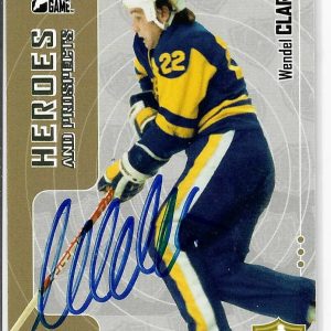 Wendel Clark Signed 2005/06 ITG Heroes And Prospects Card #18