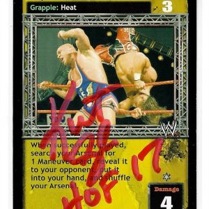 Kurt Angle Signed 2005 WWE Raw Deal Card #24 WWF
