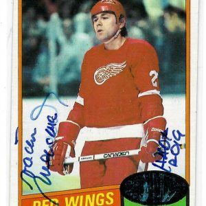 Vaclav Nedomansky Signed & Inscribed 1980/81 O-Pee-Chee Card #202