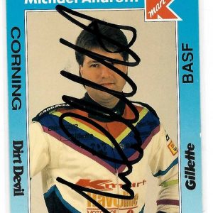 Michael Andretti Signed 1991 K-Mart Indy Car Series Card