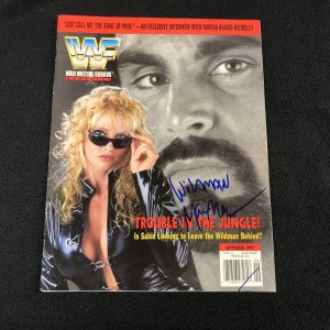 Wildman Marc Mero Signed WWF Magazine September 1997 WWE