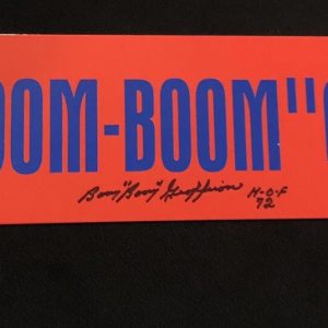 "Boom Boom" Geoffrion Signed Montreal Canadiens Custom Street Sign Beckett COA