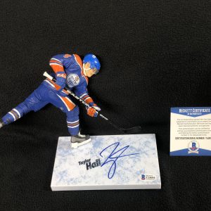 Taylor Hall Signed Edmonton Oilers McFarlane Figure Beckett COA