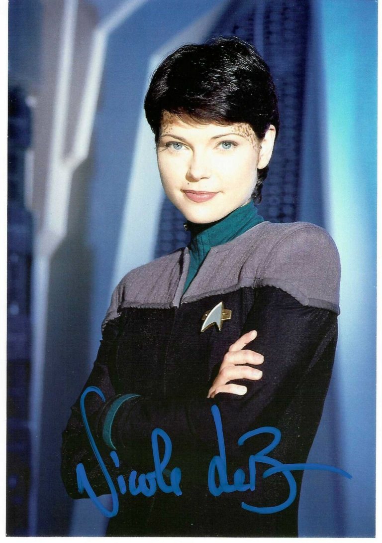 Nicole de Boer Signed Star Trek Deep Space Nine Ezri Dax Postcard ...