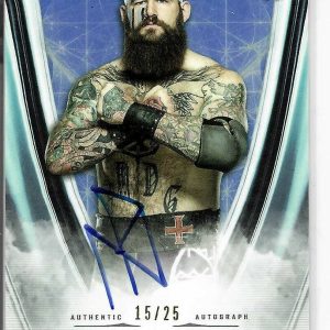 Erik 2020 Topps Undisputed WWE Raw Blue Autograph Card A-VR 15/25