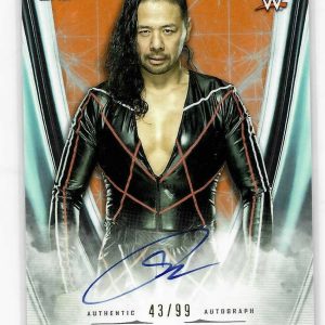 Shinsuke Nakamura 2020 Topps Undisputed Authentic Autograph Card A-SN 43/99