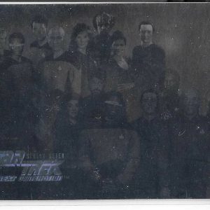 The Cast Hologram 13 1999 Paramount Star Trek TNG Season Seven Card H13