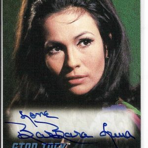 Barbara Luna 1997 Sky Box Star Trek TOS Autograph Series Card A43
