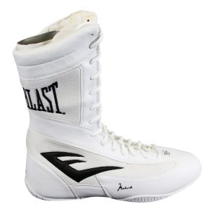 Muhammad Ali Signed White Everlast Boxing Shoe Size 11.5 Auto 10! PSA #4A54391