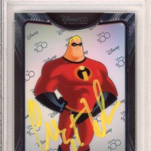 2023 KAKAWOW DISNEY 100 CHROME SIGNED MR. INCREDIBLE CRAIG T NELSON PSA DNA COA