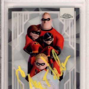 2023 DISNEY 100 TOPPS CHROME SIGNED MR. INCREDIBLE CRAIG T NELSON PSA DNA COA