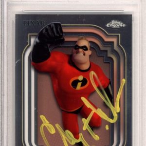 2024 DISNEY TOPPS CHROME SIGNED MR. INCREDIBLE CRAIG T NELSON PSA DNA COA AUTO