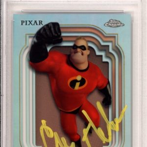 2024 DISNEY TOPPS CHROME REFRACTOR SIGNED MR. INCREDIBLE CRAIG T NELSON PSA DNA