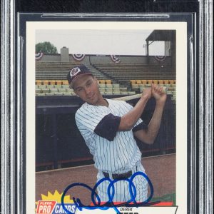 Derek Jeter Signed 1993 Fleer Procards All-Stars RC Rookie BGS 8.5 AUTO 9