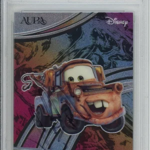 2023 KAKAWOW CHROME AURA DISNEY MATER SIGNED LARRY THE CABLE GUY PSA DNA COA