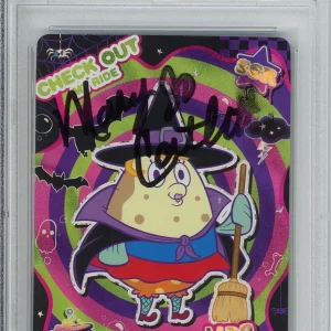 2025 SPONGEBOB SQUAREPANTS MRS PUFF RARE CARD SIGNED MARY JO CATLETT PSA DNA COA
