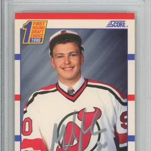 1990 SCORE MARTIN BRODEUR SIGNED RC CARD PSA DNA CERTIFIED COA HOF AUTOGRAPH