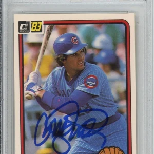 1983 83 DONRUSS RYNE SANDBERG SIGNED HOF RC ROOKIE PSA DNA COA AUTOGRAPH CUBS